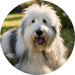 Old English Sheepdog is a herding group dog breed